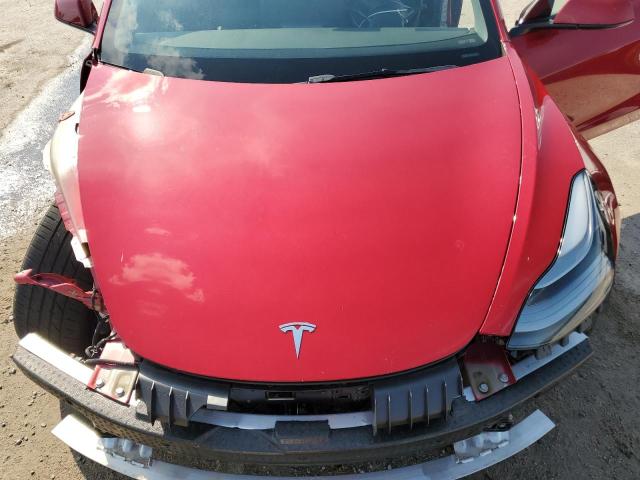 5YJ3E1EB4NF194071 - 2022 TESLA MODEL 3 RED photo 11