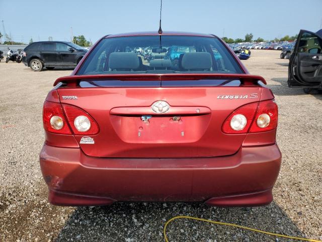 1NXBR32E36Z736890 - 2006 TOYOTA COROLLA CE RED photo 6