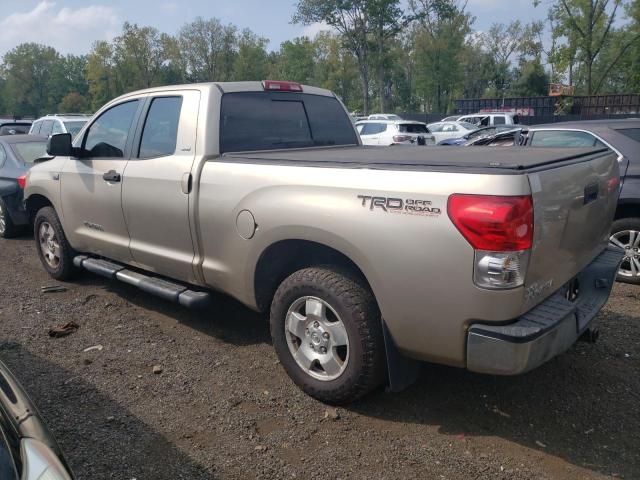 5TFBT54178X012701 - 2008 TOYOTA TUNDRA DOUBLE CAB BEIGE photo 2