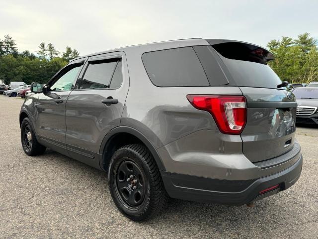 1FM5K8AR9KGA79394 - 2019 FORD EXPLORER POLICE INTERCEPTOR 灰色 照片 3