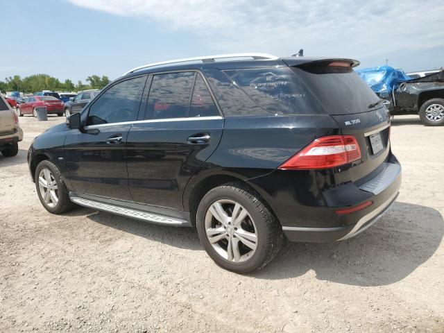 4JGDA5HB7CA051197 - 2012 MERCEDES-BENZ ML 350 4MATIC BLACK photo 2