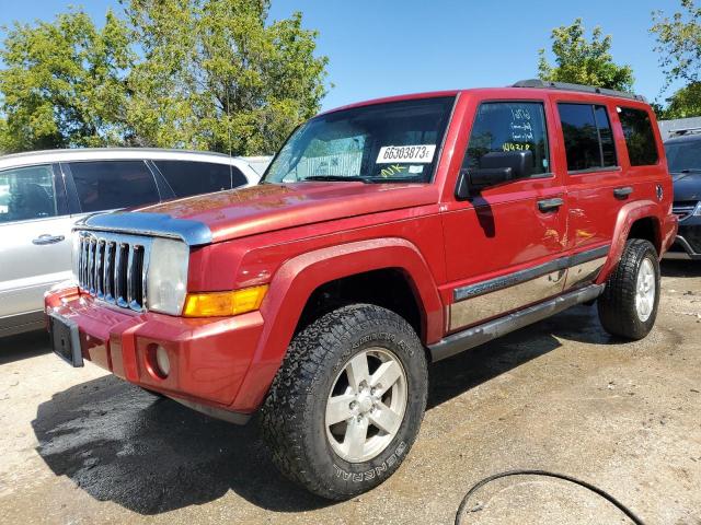 1J8HG48K86C136341 - 2006 JEEP COMMANDER RED photo 1