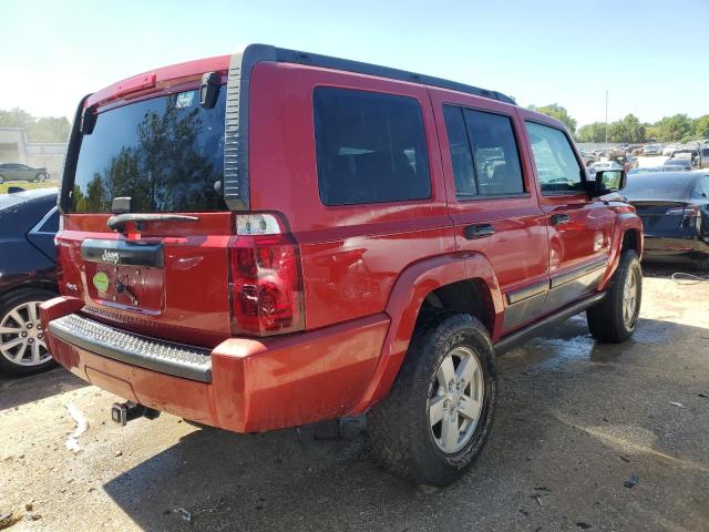 1J8HG48K86C136341 - 2006 JEEP COMMANDER RED photo 3