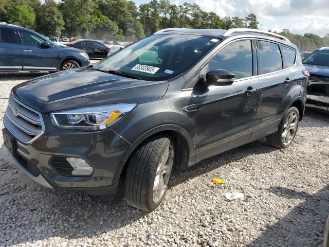 1FMCU0J90KUB26042 - 2019 FORD ESCAPE TITANIUM GRAY photo 1