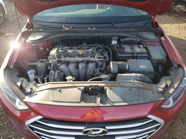 KMHD84LF4HU188328 - 2017 HYUNDAI ELANTRA SE RED photo 7