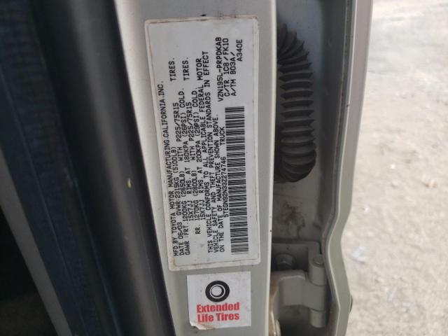 5TEGN92N33Z274746 - 2003 TOYOTA TACOMA DOUBLE CAB PRERUNNER SILVER photo 12