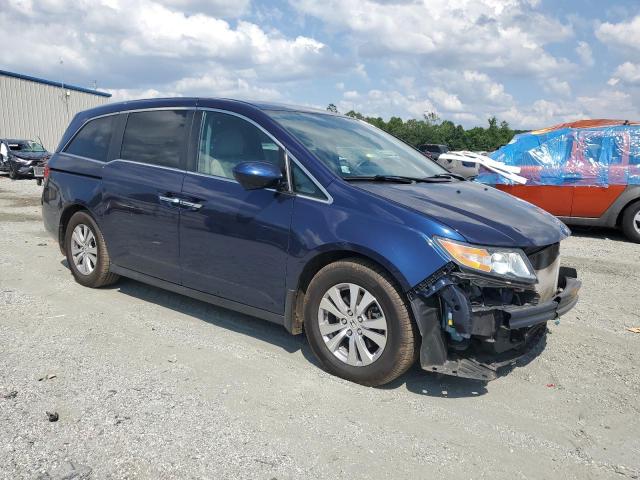5FNRL5H41FB127837 - 2015 HONDA ODYSSEY EX BLUE photo 4