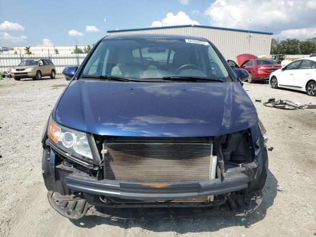 5FNRL5H41FB127837 - 2015 HONDA ODYSSEY EX BLUE photo 5