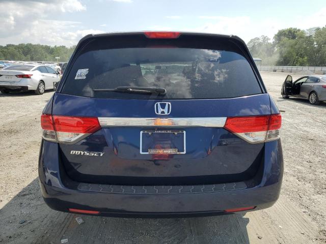 5FNRL5H41FB127837 - 2015 HONDA ODYSSEY EX BLUE photo 6
