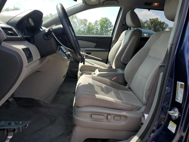 5FNRL5H41FB127837 - 2015 HONDA ODYSSEY EX BLUE photo 7