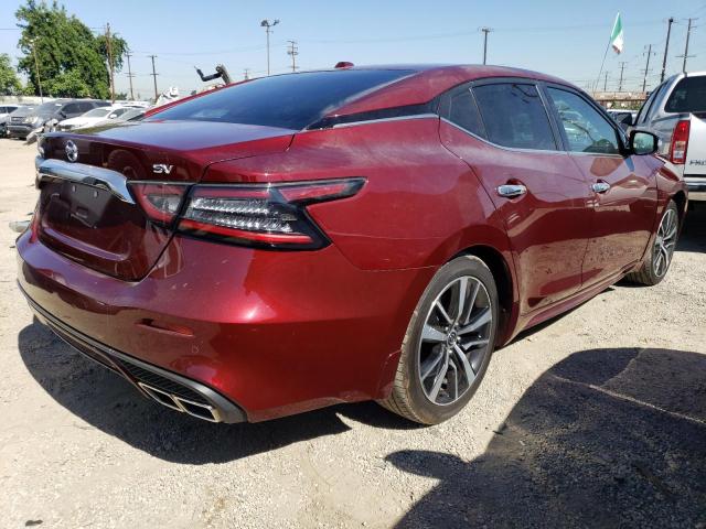 1N4AA6CV0MC510936 - 2021 NISSAN MAXIMA SV RED photo 3