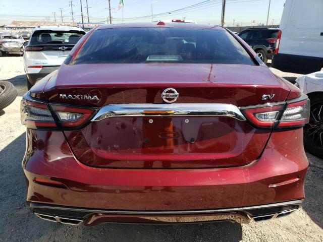 1N4AA6CV0MC510936 - 2021 NISSAN MAXIMA SV RED photo 6