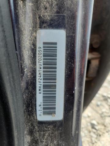 KMHJF24M1WU702059 - 1998 HYUNDAI ELANTRA BLUE photo 12