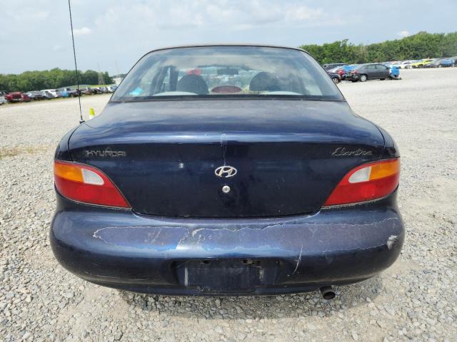 KMHJF24M1WU702059 - 1998 HYUNDAI ELANTRA BLUE photo 6