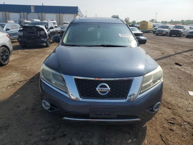 5N1AR2MM4EC697127 - 2014 NISSAN PATHFINDER S BLUE photo 5