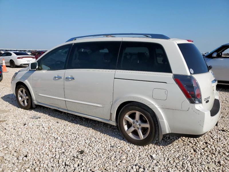 5N1BV28U97N139646 - 2007 NISSAN QUEST S WHITE photo 2