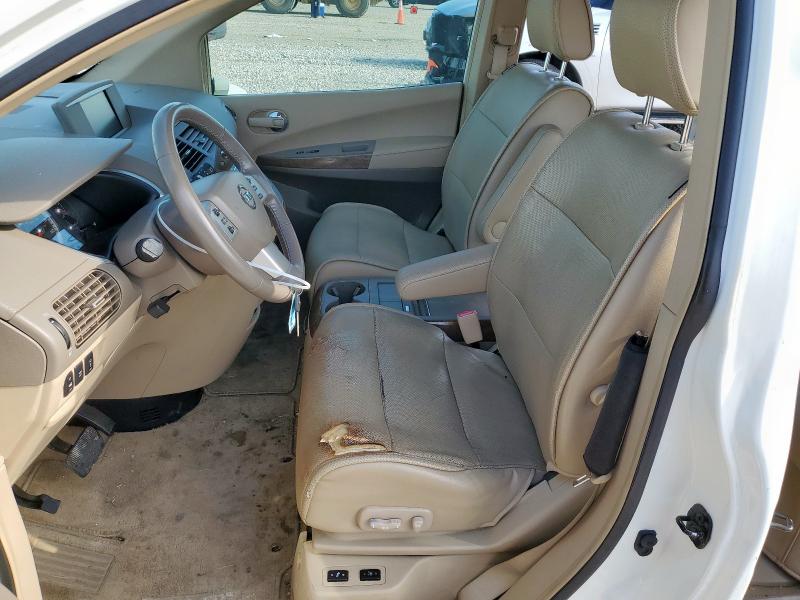 5N1BV28U97N139646 - 2007 NISSAN QUEST S WHITE photo 7