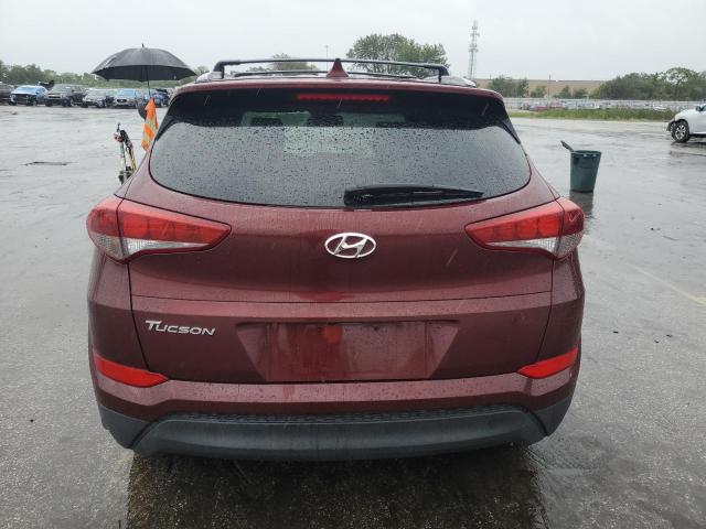 KM8J33A47JU604374 - 2018 HYUNDAI TUCSON SEL BURGUNDY photo 6