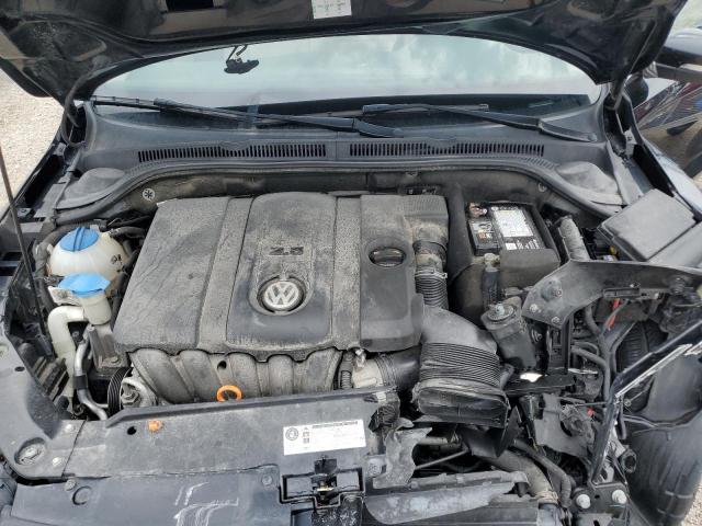 3VWDZ7AJ5BM375838 - 2011 VOLKSWAGEN JETTA SE BLACK photo 11