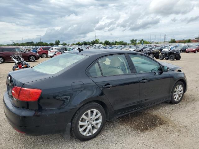 3VWDZ7AJ5BM375838 - 2011 VOLKSWAGEN JETTA SE BLACK photo 3