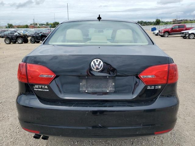 3VWDZ7AJ5BM375838 - 2011 VOLKSWAGEN JETTA SE BLACK photo 6