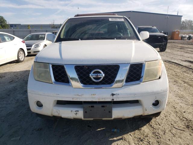 5N1AR18U66C639039 - 2006 NISSAN PATHFINDER LE WHITE photo 5