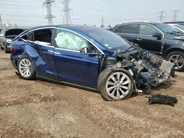 5YJXCDE27KF184834 - 2019 TESLA MODEL X BLUE photo 4
