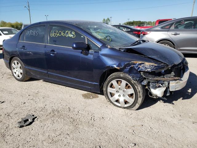 1HGFA16526L139085 - 2006 HONDA CIVIC LX BLUE photo 4