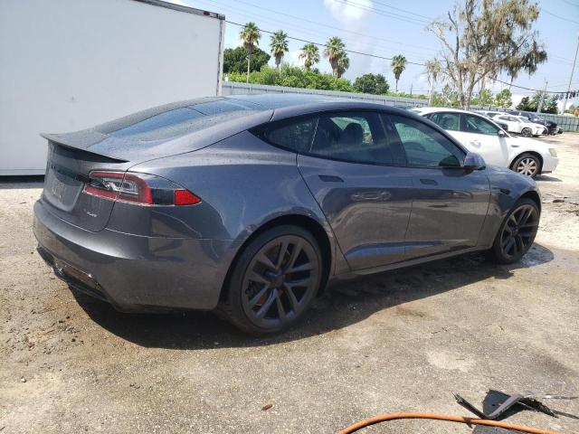 5YJSA1E67MF433265 - 2021 TESLA MODEL S 灰色 照片 3