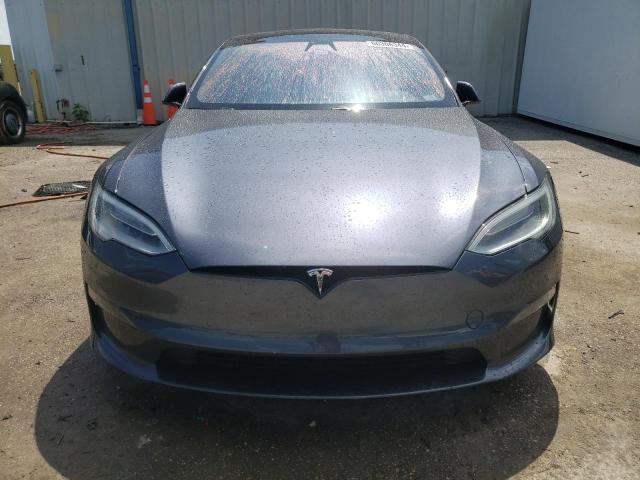 5YJSA1E67MF433265 - 2021 TESLA MODEL S 灰色 照片 5