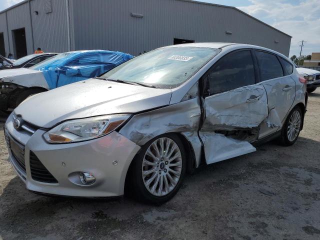 1FAHP3N20CL166425 - 2012 FORD FOCUS TITANIUM SILVER photo 1