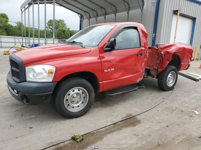 1D7HA16K38J173313 - 2008 DODGE RAM 1500 ST RED photo 1