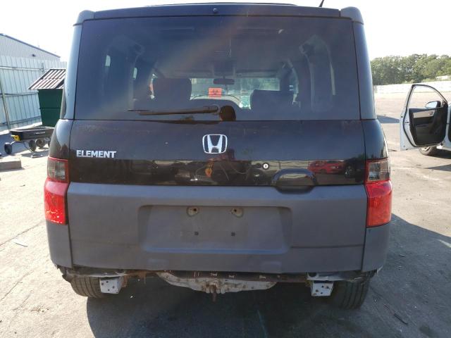 5J6YH28524L008171 - 2004 HONDA ELEMENT EX BLACK photo 6