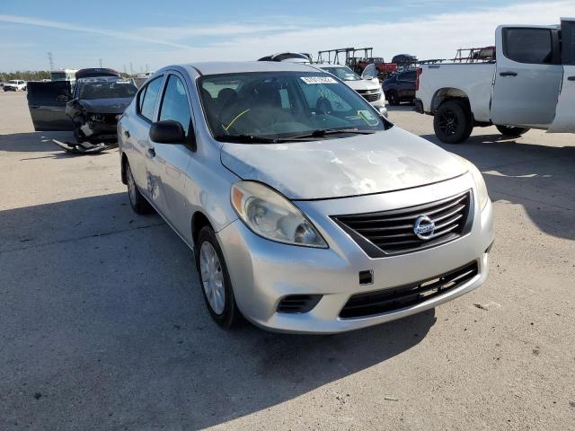 3N1CN7AP8DL843166 - 2013 NISSAN VERSA S SILVER photo 1