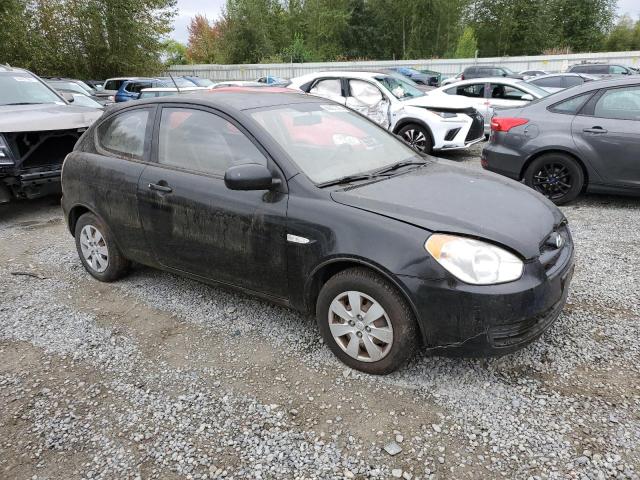 KMHCM3AC0AU184664 - 2010 HYUNDAI ACCENT BLUE BLACK photo 4