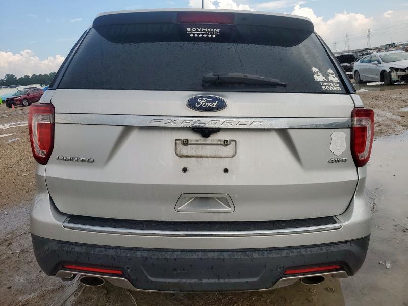 1FM5K8F80JGA91030 - 2018 FORD EXPLORER LIMITED ვერცხლისფერი ფოტო 6