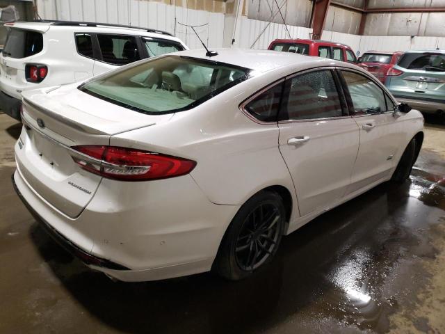 3FA6P0SU0HR130044 - 2017 FORD FUSION TITANIUM PHEV WHITE photo 3