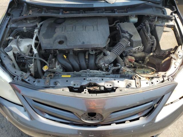 JTDBU4EE2BJ102051 - 2011 TOYOTA COROLLA BASE SILVER photo 11