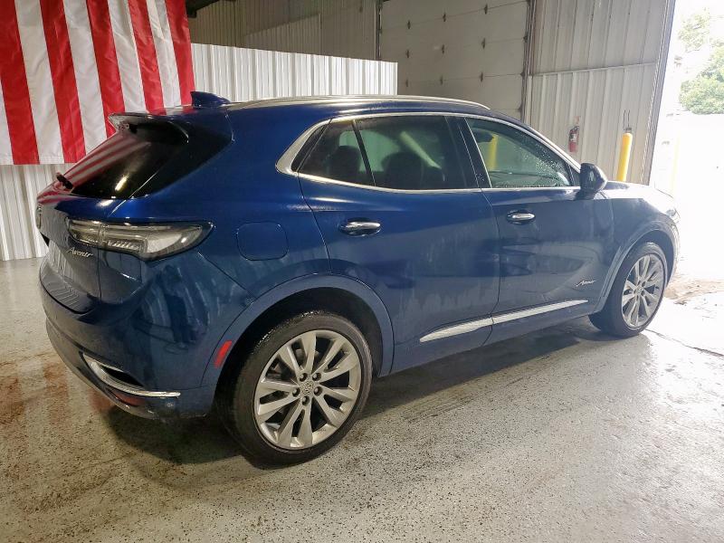 LRBFZRR41ND071314 - 2022 BUICK ENVISION AVENIR BLUE photo 3