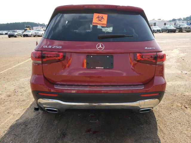 W1N4M4HB8MW120059 - 2021 MERCEDES-BENZ GLB 250 4MATIC RED photo 6