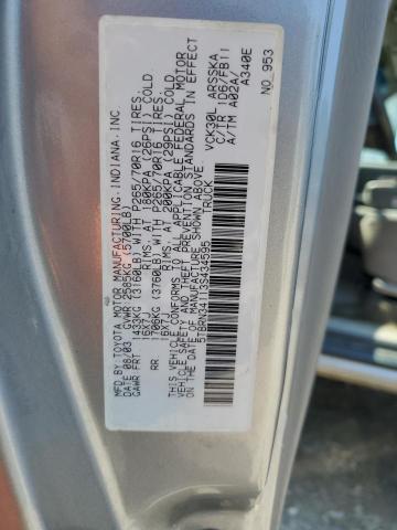 5TBRN34113S434595 - 2003 TOYOTA TUNDRA ACCESS CAB SR5 SILVER photo 12