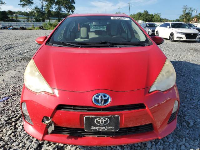 JTDKDTB36C1512088 - 2012 TOYOTA PRIUS C RED photo 5