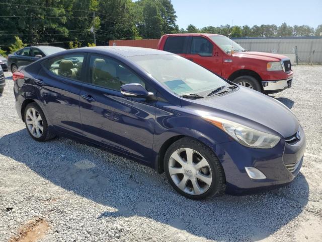 5NPDH4AE5DH404495 - 2013 HYUNDAI ELANTRA GLS BLUE photo 4