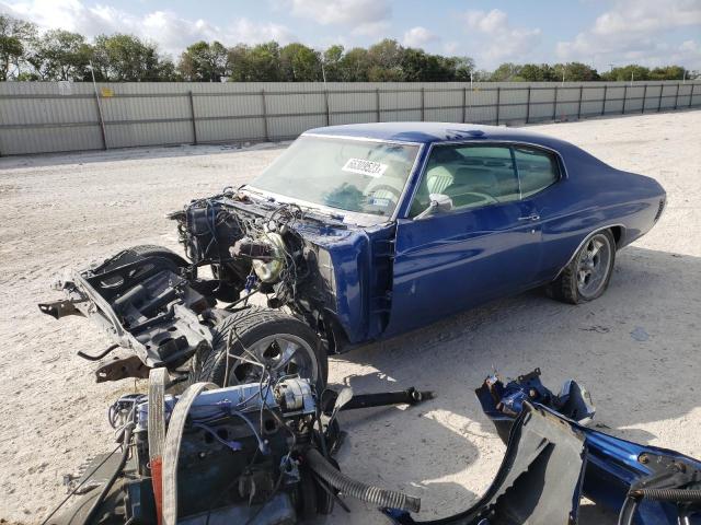 136371R176117 - 1971 CHEVROLET CHEVELL SS BLUE photo 1