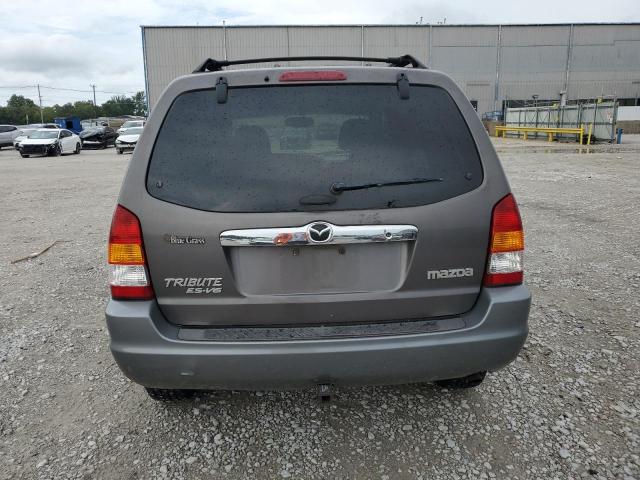 4F2CU08132KM60842 - 2002 MAZDA TRIBUTE LX GRAY photo 6