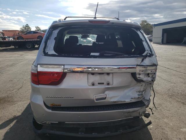 1C4RDHDG8CC108810 - 2012 DODGE DURANGO CREW SILVER photo 6