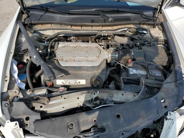 1HGCP3F83BA030793 - 2011 HONDA ACCORD EXL WHITE photo 11