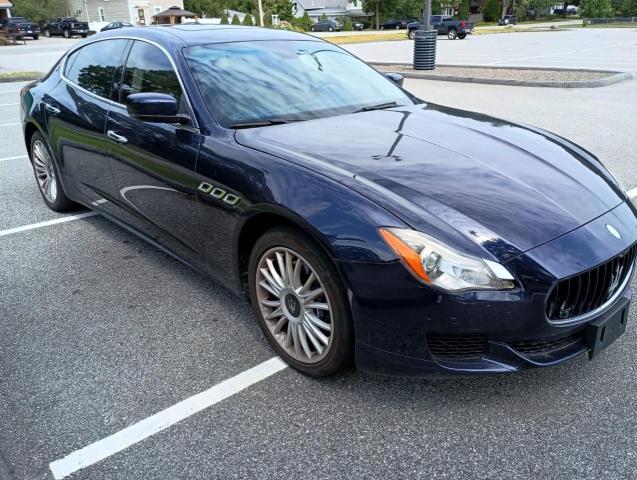 ZAM56RRA6E1095083 - 2014 MASERATI QUATTROPOR S BLUE photo 1