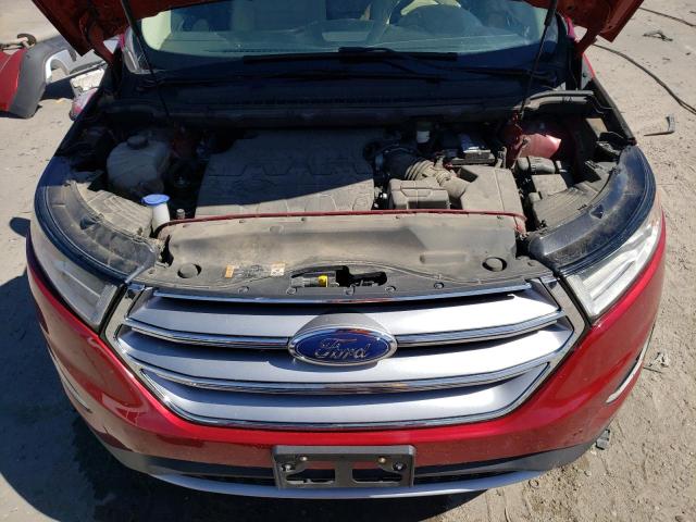 2FMPK3J83JBB31157 - 2018 FORD EDGE SEL RED photo 12