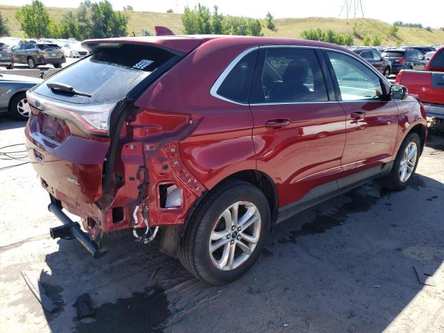 2FMPK3J83JBB31157 - 2018 FORD EDGE SEL RED photo 3